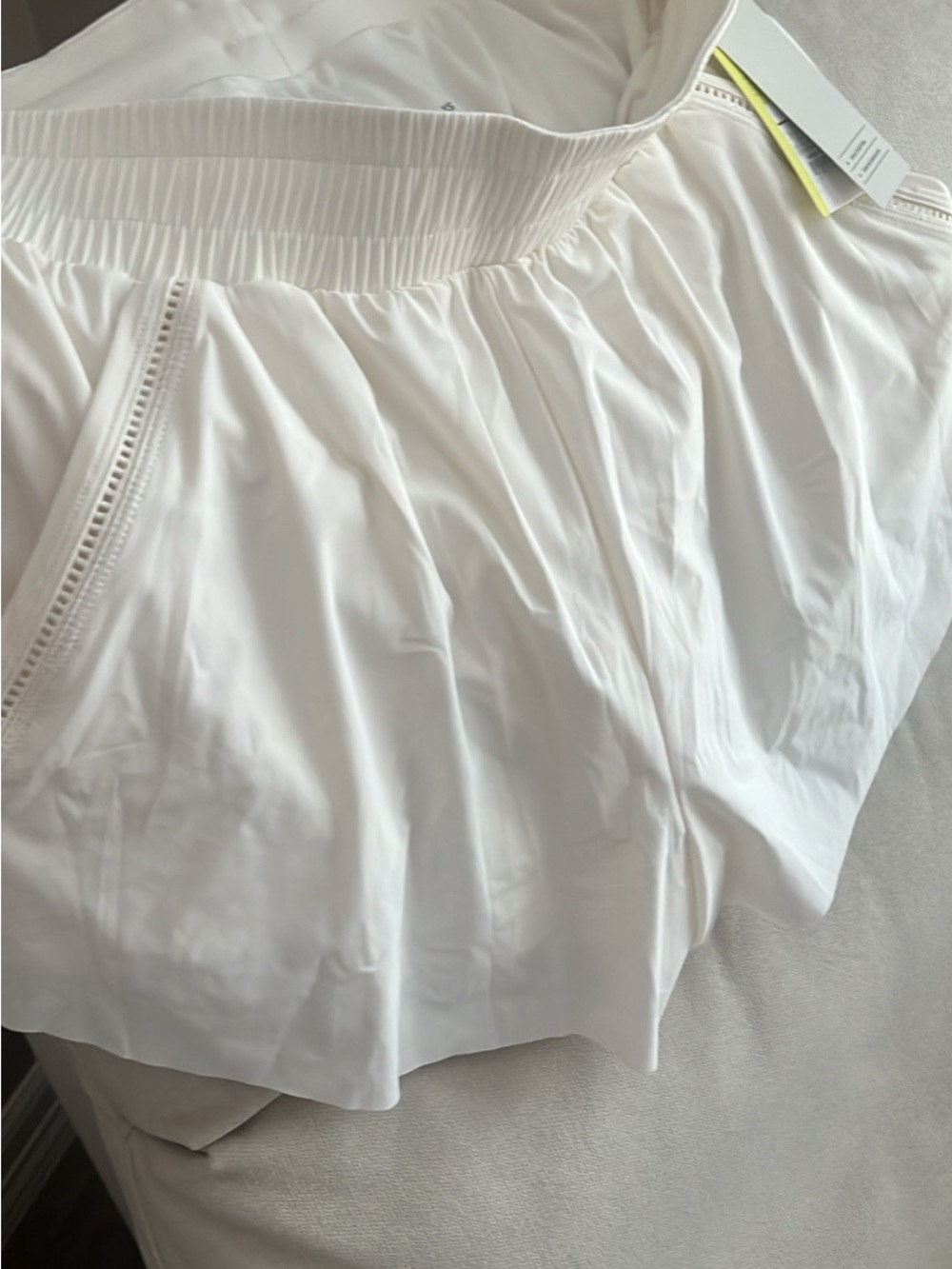 all in motion White Athletic Shorts with Elastic Waistband